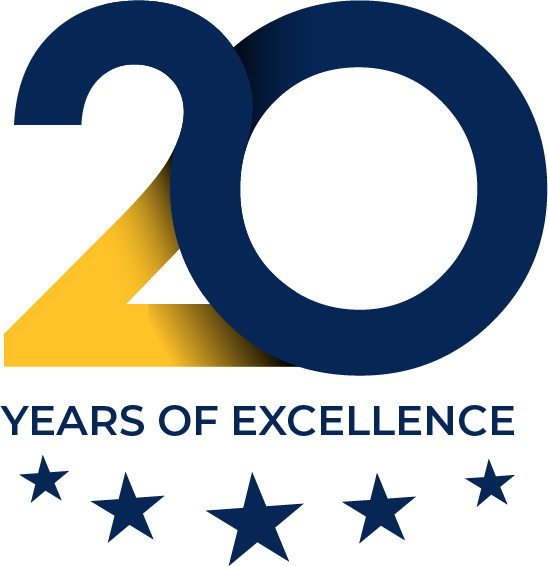 20 years logo